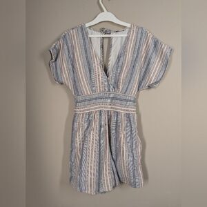 American Eagle Striped Cotton Romper – Size XS